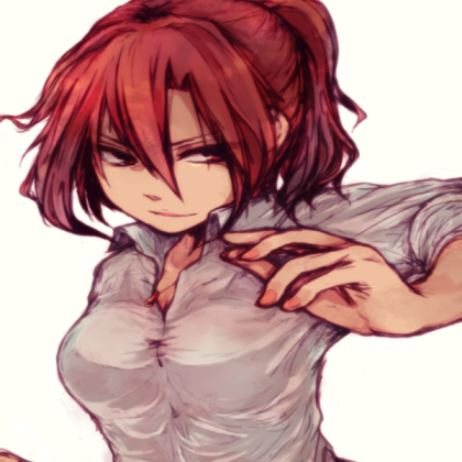 Red haired anime girl Roblox decal