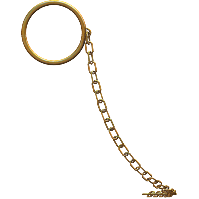 Left Mob Face Monocle Gold