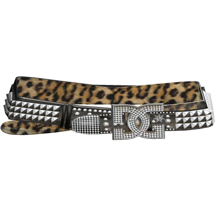 VECPIO Trendy Shiny Rhinestone Bb Belts Punk PU Leather Y2K