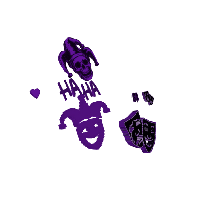 [Animated] Purple Hollow Jester Clown Aura Roblox item