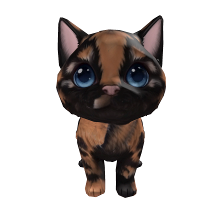 Smudged-faceCat [on the head] Roblox item
