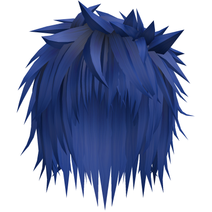 blue emo spiky messy vampire punk anime boy hair