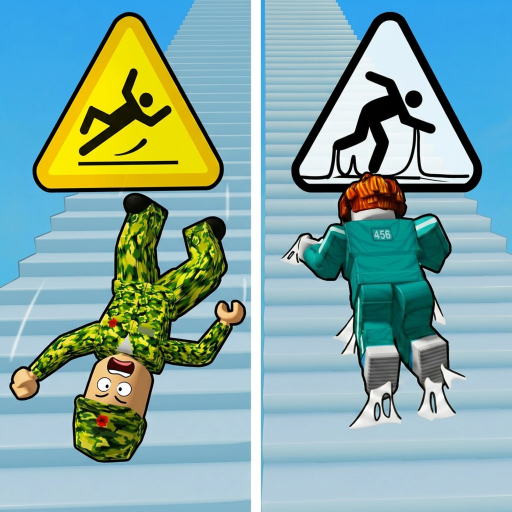 50 Players Slippery Stairs