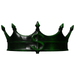 Hyper-Inflation Dark Green Money Crown