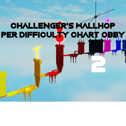 Challenger's Wallhop Per Difficulty Chart Obby 2