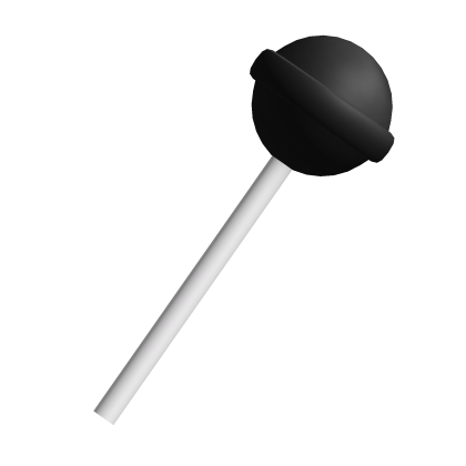 Black Halloween Lollipop