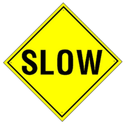 Slow Sign Roblox decal
