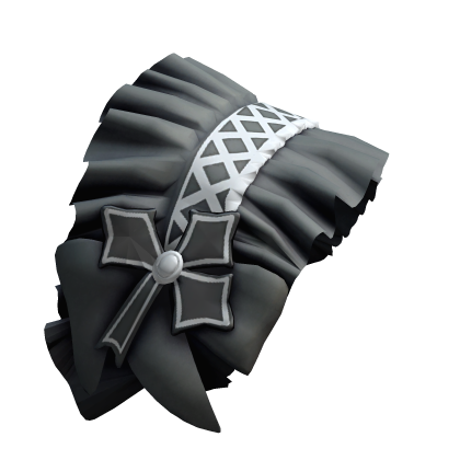 Cute Grey Lolita Headband  Roblox item