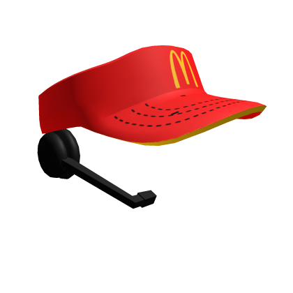 Mc Donalds Fast Food Worker Hat