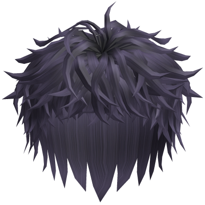 Purple Messy Anime Hair