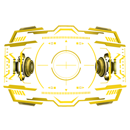 Cyber Future Visor Yellow Gold Roblox item