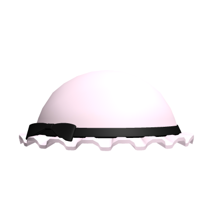 ୭┇Cute Ruffled Bucket Hat In Pink n Black
