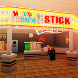 Hot dog on a stick
