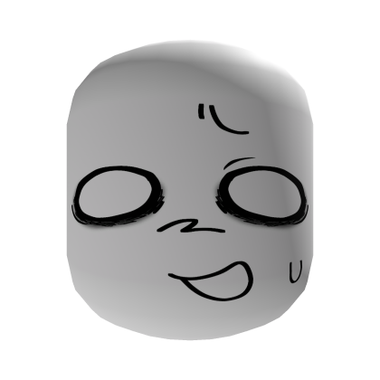 Nervous Silly Head Roblox item