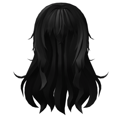 Anime Straight Long Hair - Black 