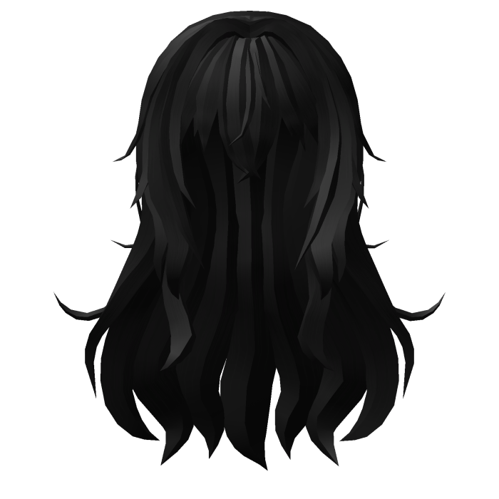 Anime Straight Long Hair - Black 
