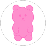 you finish strawberry gummy bear :D