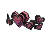 Shimmering Rose Heart Crown