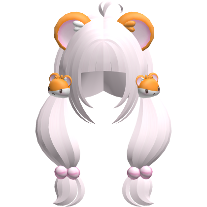 ♡ : kawaii pastel pink fluffy hamtaro pigtails