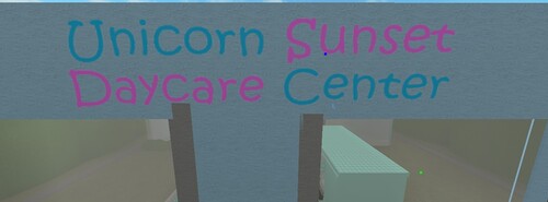 Unicorn Sunset Daycare Center!