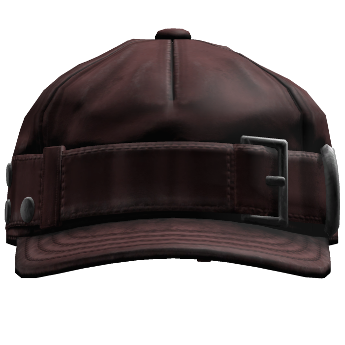 Red Cap with Belt Strap