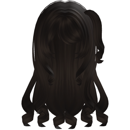 brown messy girl hair