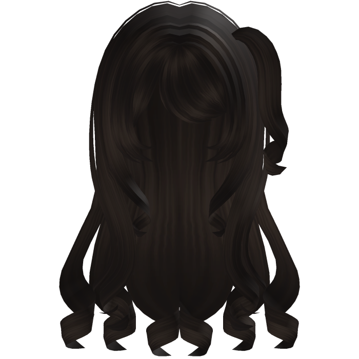 brown messy girl hair