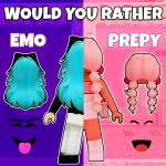 🦇 Would You Rather Emo vs Preppy Tower 🎀
