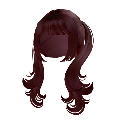 ꒰ 𖹭 ꒱ Swirly cute crimson red lovely twintails thumbnail