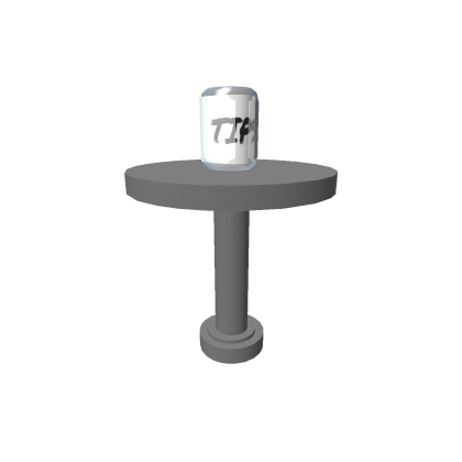 Tip Jar on round table
