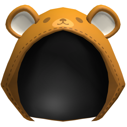 Yellow Kawaii Bear Plush Hood