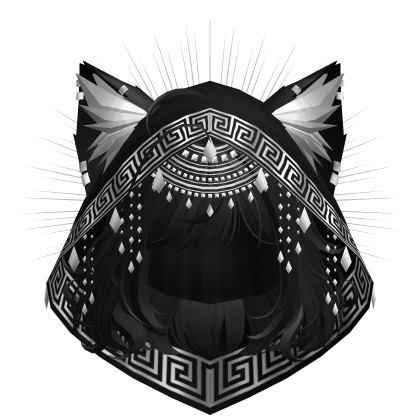 Egyptian Bob w/ Divine Silver Black Hood