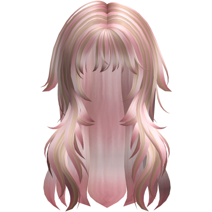♡ Pink gyaru messy cute scene anime girl hair Roblox item