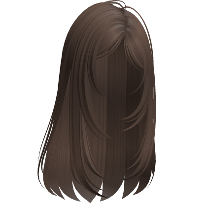 Brown Wispy Straight Long Girl Hair 8. Roblox item