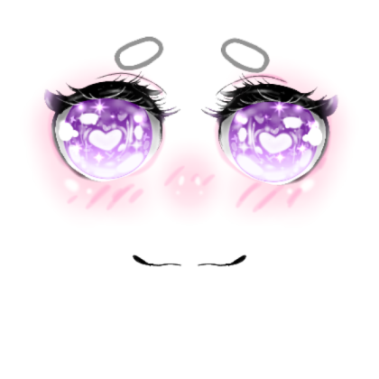 Galaxy eyes | Anime makeup Roblox decal