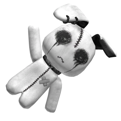 white zombie bunny plushie vkei scene emo moe 