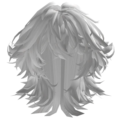 White Korean Style Hair Anime Wolf Cut | Roblox Item - Rolimon's