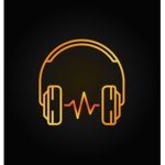 Golden Headphone