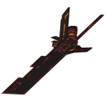 Big Fiery Mech Anime Sword