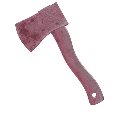 Blossom Pink Cute Horror Axe Roblox item
