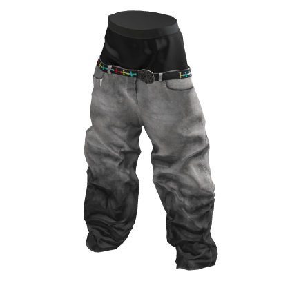 Baggy Jeans w/ CH Belt