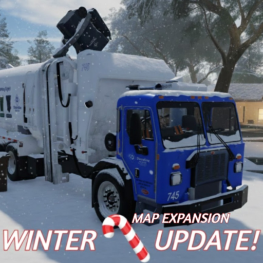 Garbage Truck Simulator: Shoreline Disposal (V3) official Roblox game thumbnail