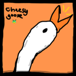 Cheesy goose