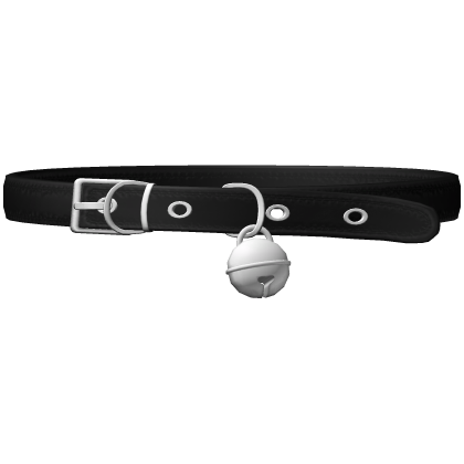 1.0 cute kitty collar w bell in black
