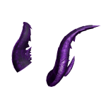 Purple Iron Spine Horns