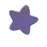 Ashley's Purple Star Hair Clip ⭐