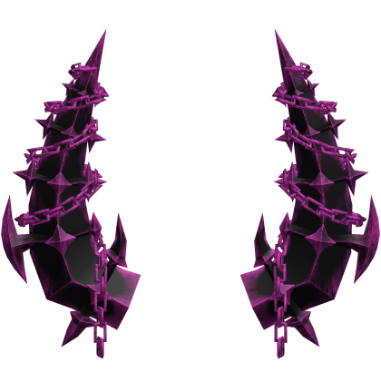 Hot Pink Chained Spire Horns Roblox item