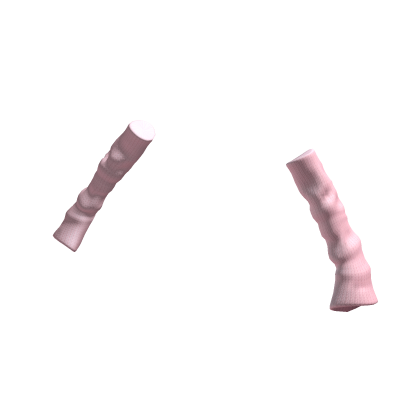 Knitted Arm Warmers Pink