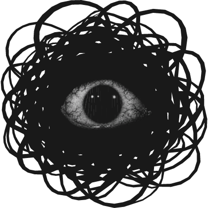 ANIMATED Weirdcore Eye Face Creepy Scary Halloween