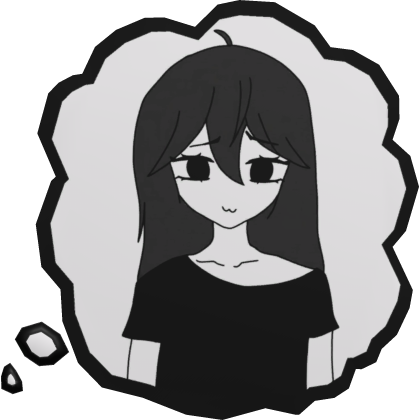 Girl In Thought Bubble Roblox item